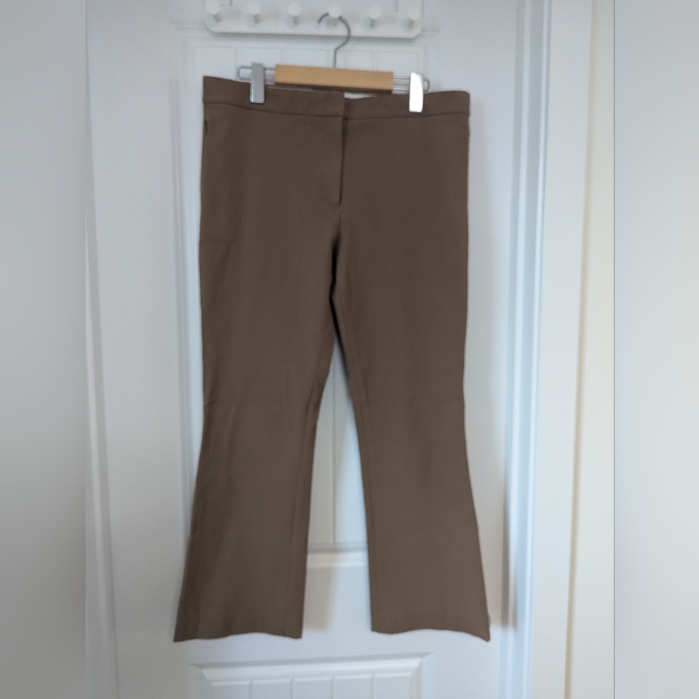Theory Kick Pant Camel Brown Size 10